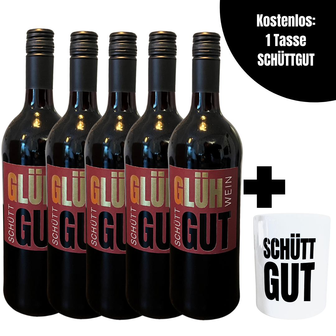 Glühwein-Bundle rot von SCHÜTTGUT 5+1